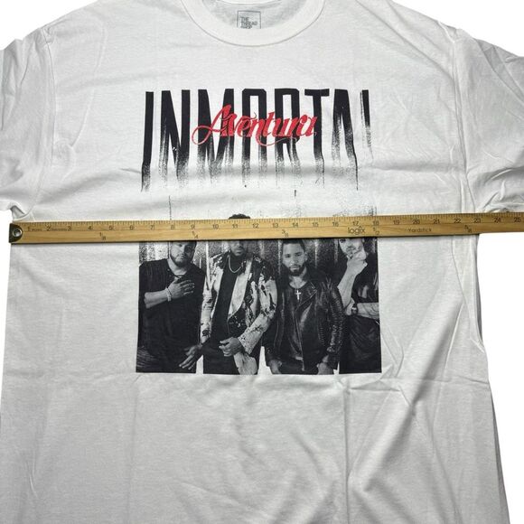 NWOT Aventura Inmortal Tour Tee T Shirt IMMORTAL Adult Size XL New - Picture 6 of 10